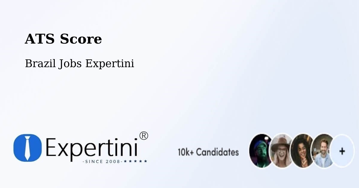 Resume ATS Score & Job Description Match Tool – São Sepé - Brazil Jobs Expertini