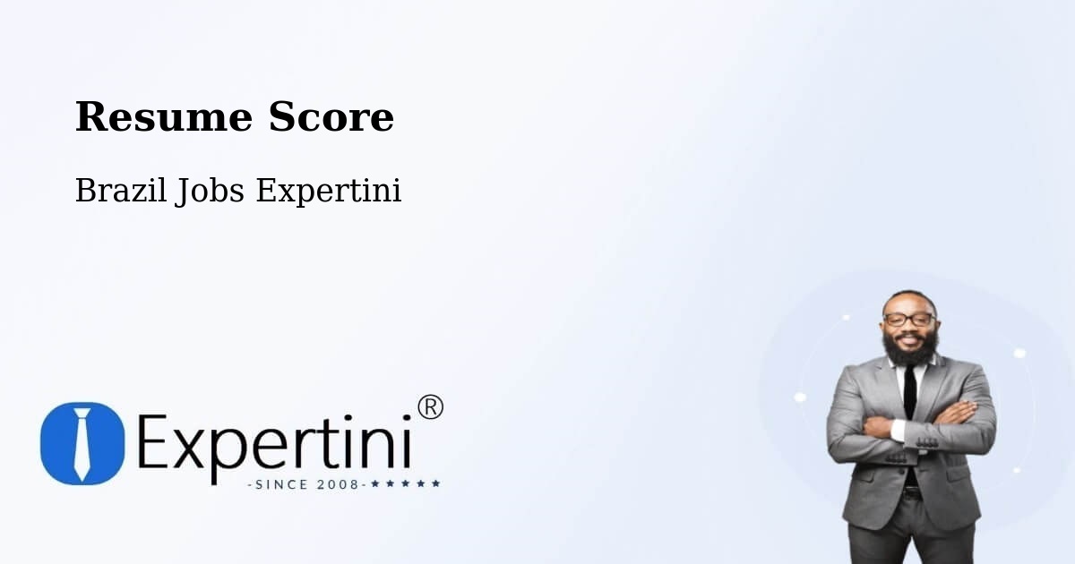 Resume Score & Job Description Match Tool – São Sepé - Brazil Jobs Expertini